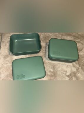 2 New.. never used Ollie Dog Food Container Single Bowl Storage for Pet Food